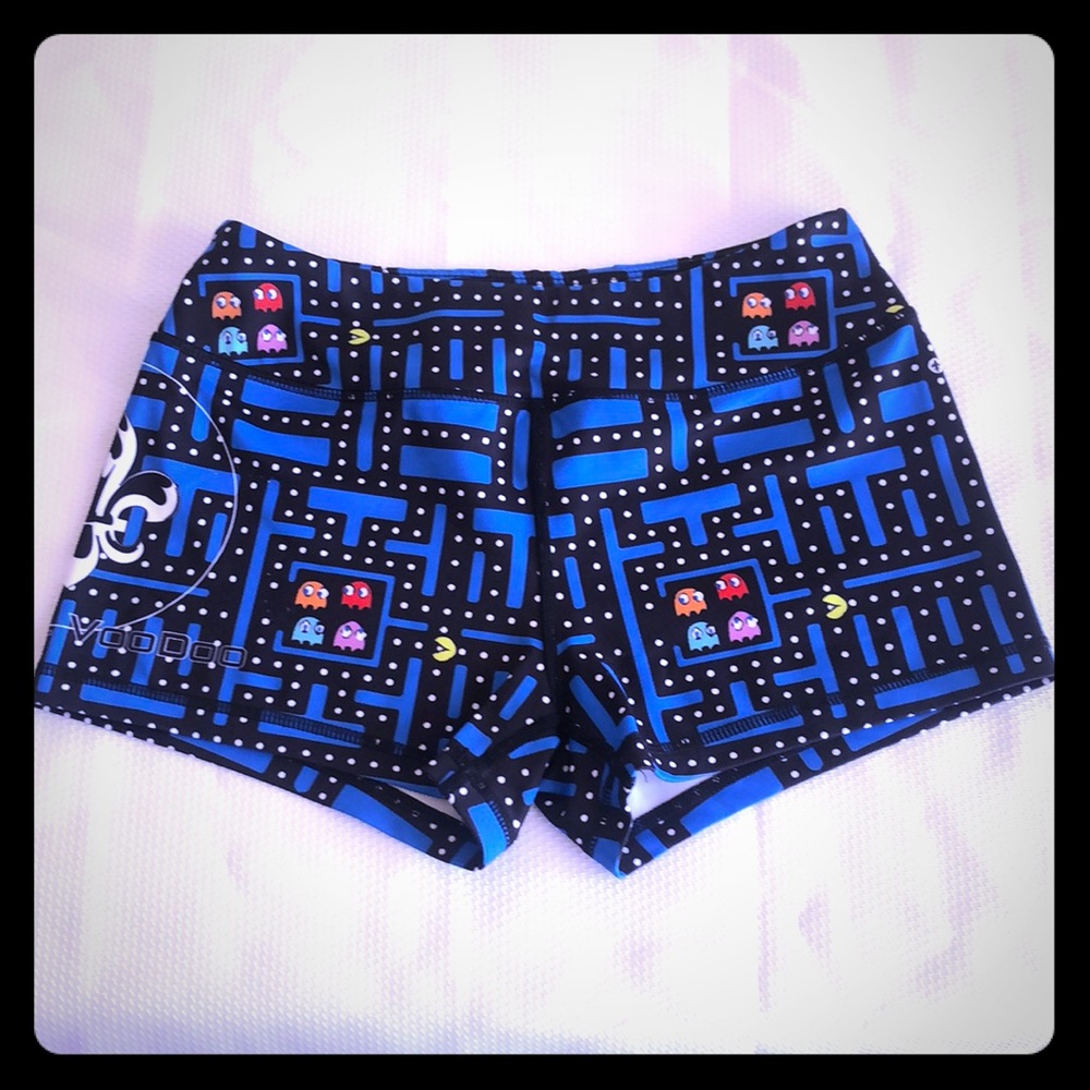 Barbell Voodoo Pac Man Booty shorts